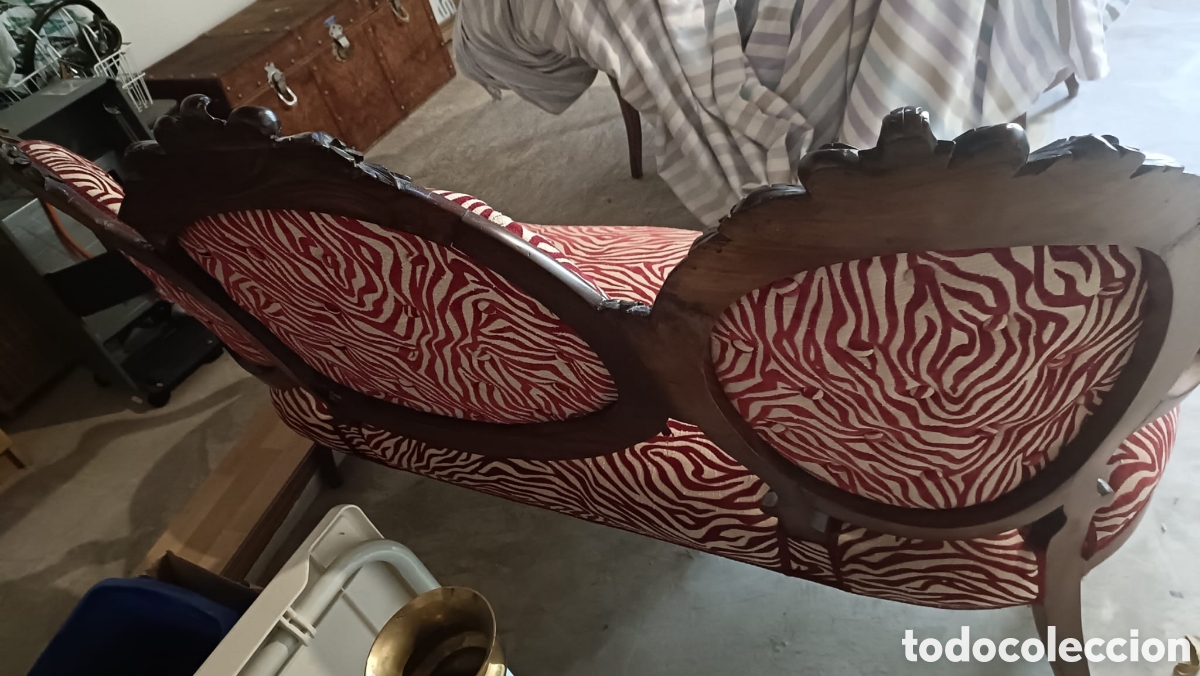 Antig&uuml;edades: Tresillo Isabelino y 2 sillones - Foto 10