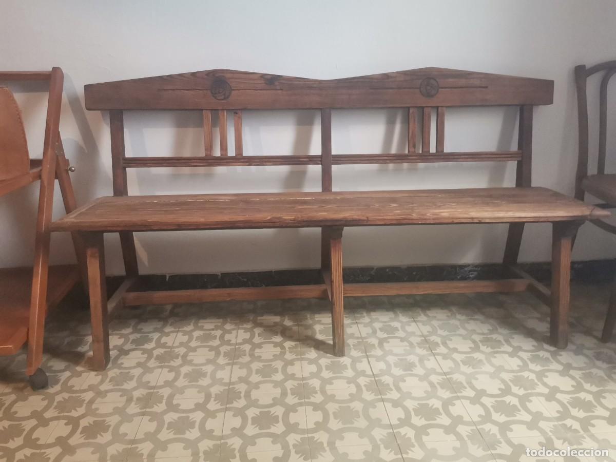 Antig&uuml;edades: BANCO MODERNISTA de melis - Foto 1