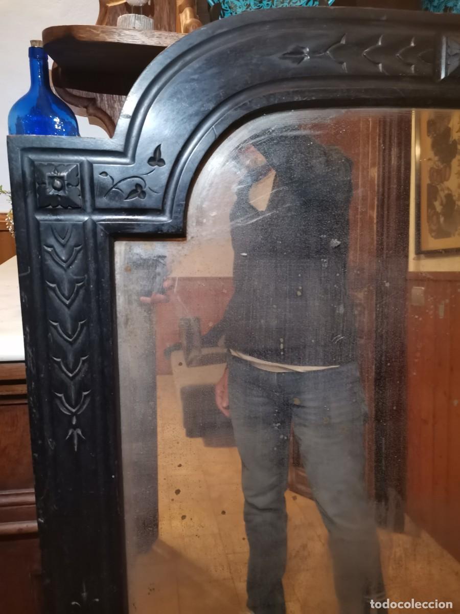 Antig&uuml;edades: ESPEJO ISABELINO caoba ditada - Foto 2