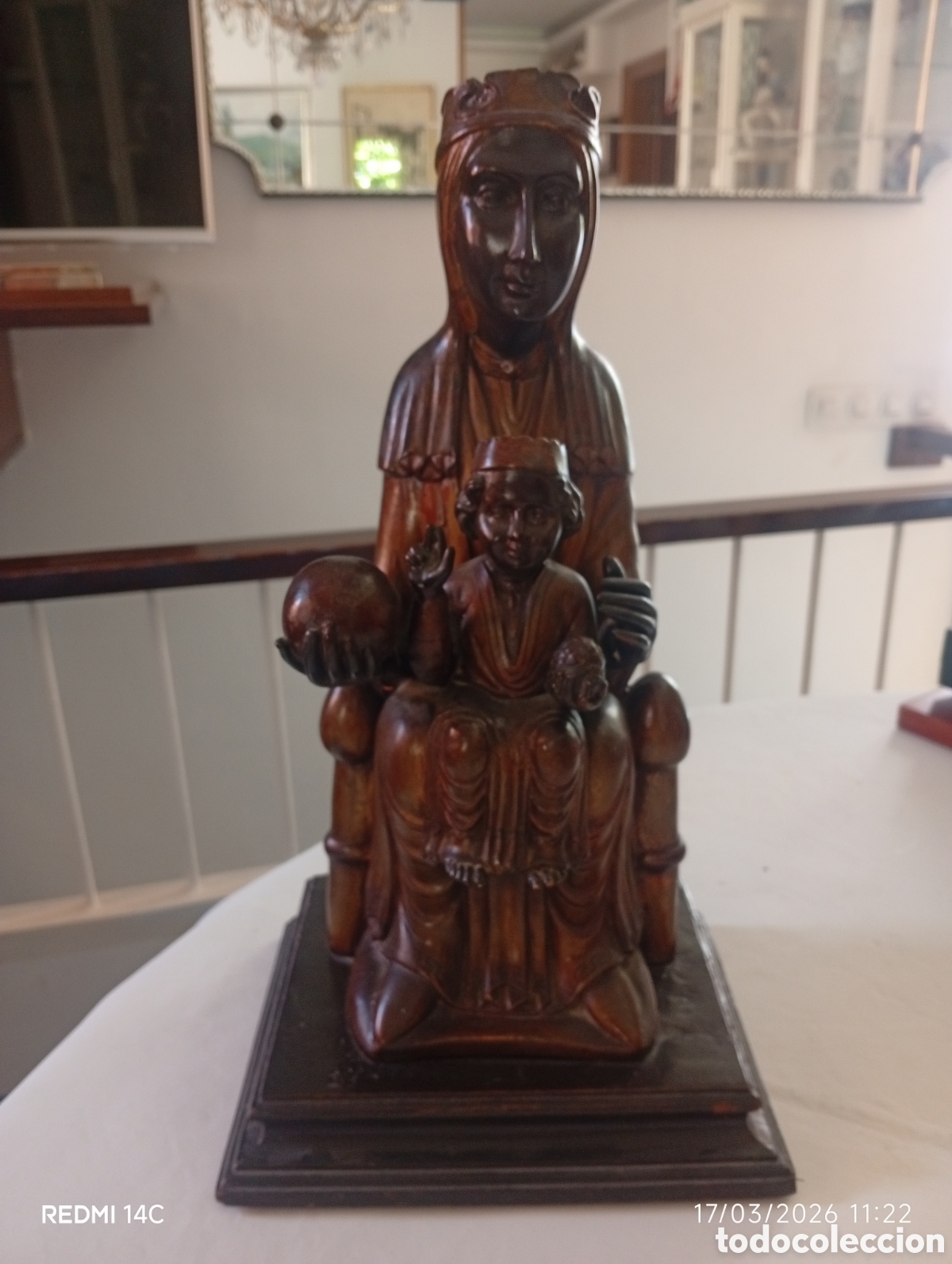 Antig&uuml;edades: imagen de &rdquo;La moreneta&rdquo; la virgen de Montserrat - Foto 1