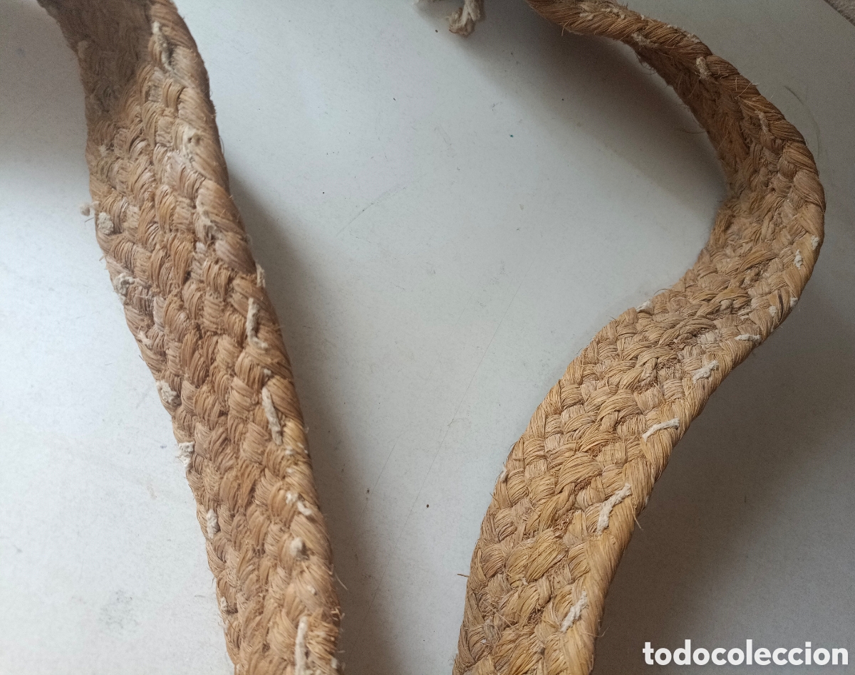Antig&uuml;edades: Antigua cincha de la burra de esparto - Foto 3