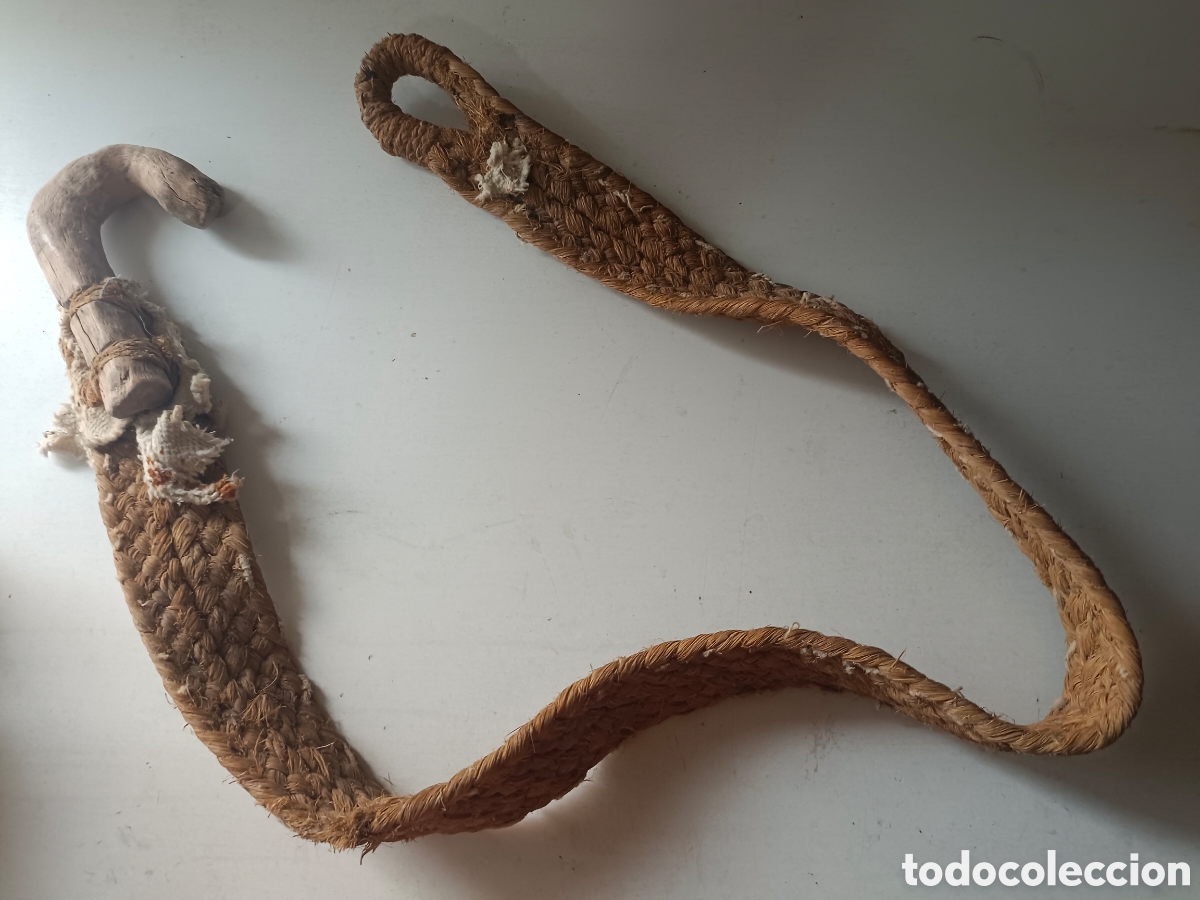 Antig&uuml;edades: Antigua cincha de la burra de esparto - Foto 1
