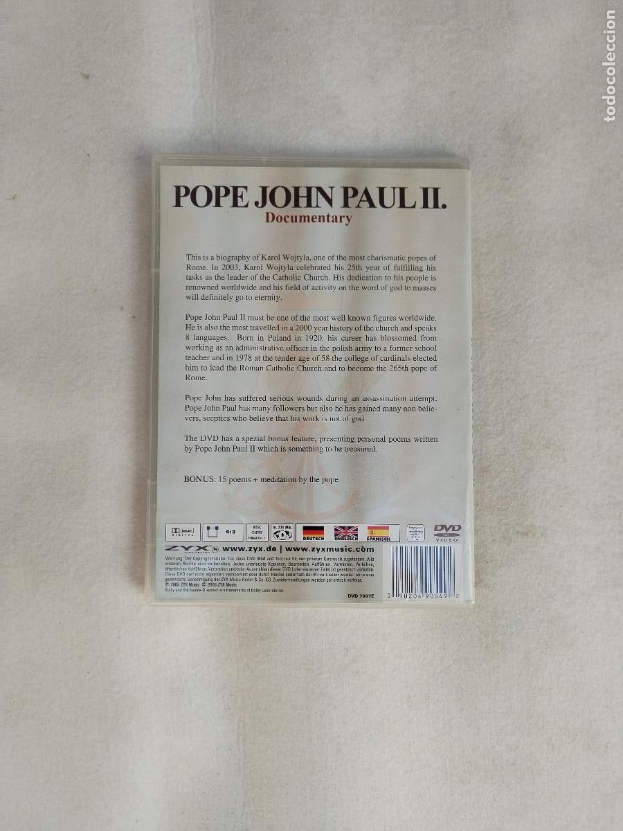 Antig&uuml;edades: dvd pope jhon paul ll documentary 2005 - c186 - Foto 2