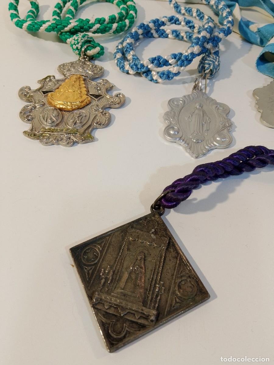 Antig&uuml;edades: medallas religiosas conjunto de 4- - Foto 2