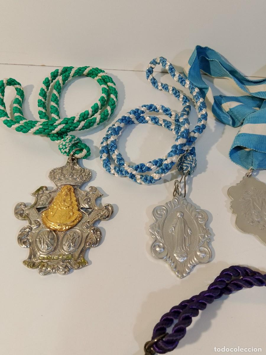 Antig&uuml;edades: medallas religiosas conjunto de 4- - Foto 3