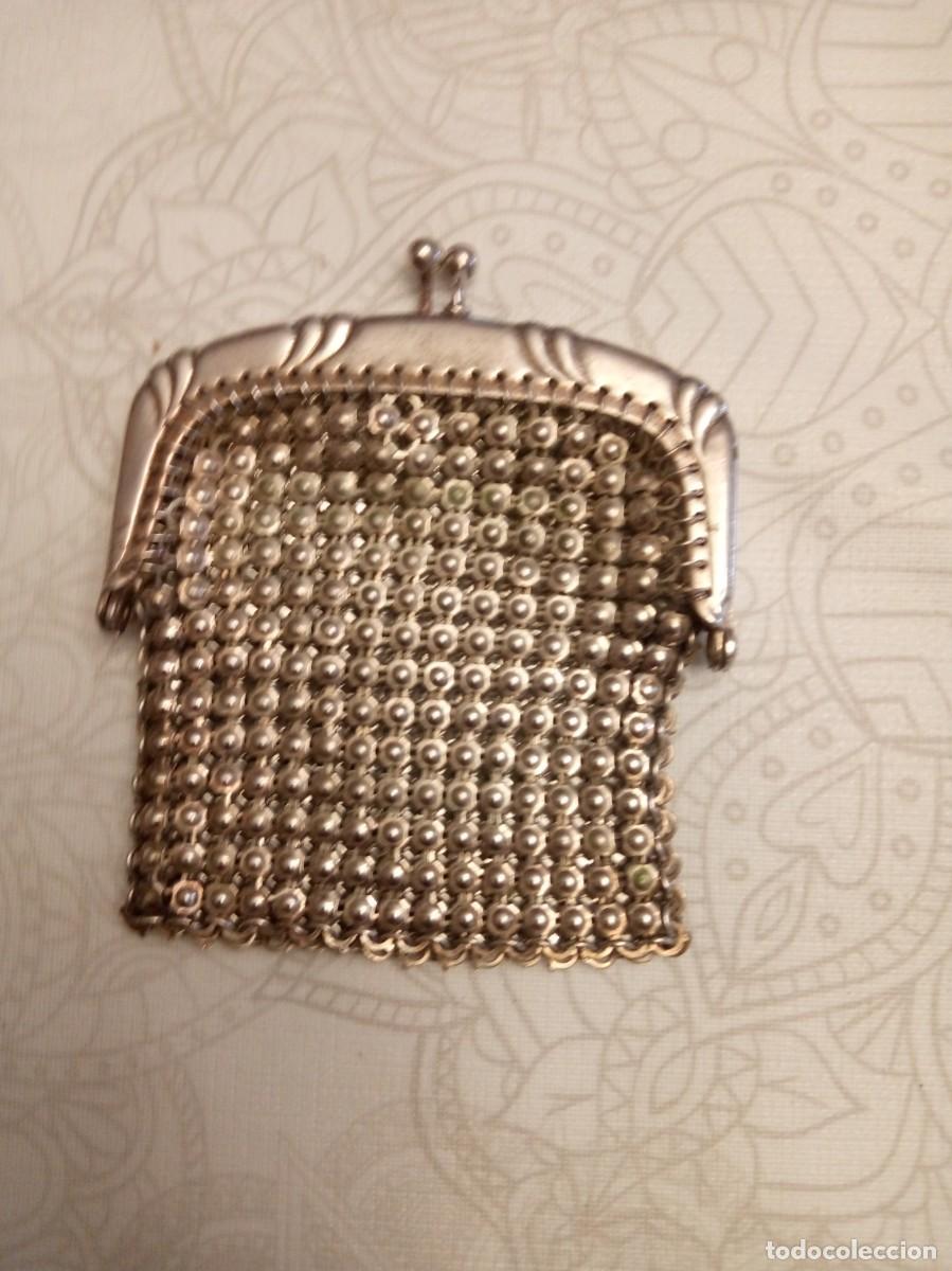 Antig&uuml;edades: Cartera Monedero de metal - Foto 1