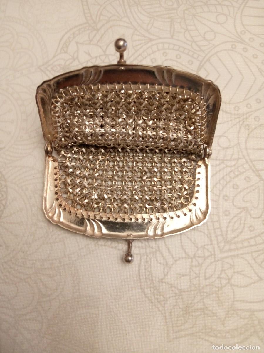 Antig&uuml;edades: Cartera Monedero de metal - Foto 2