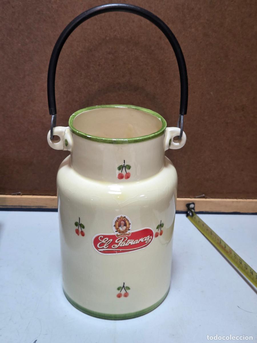 Antig&uuml;edades: lechera de ceramica vintage - Foto 1