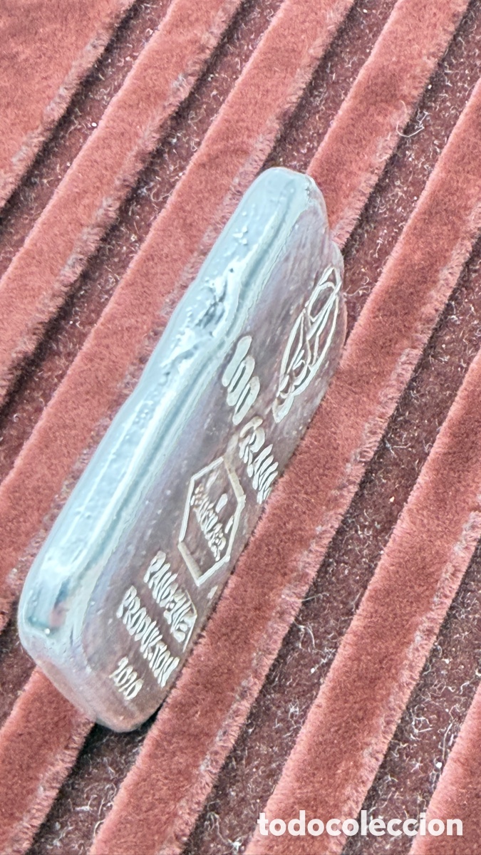 Antig&uuml;edades: Lingote plata 999 coleccionable - Foto 3