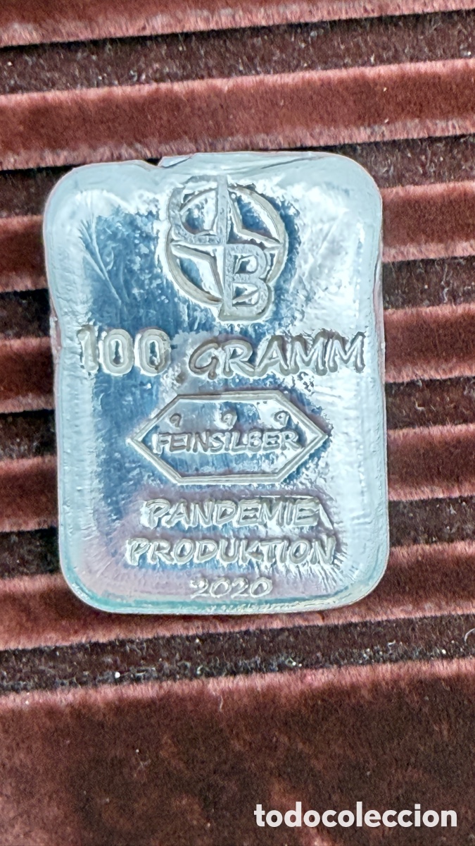 Antig&uuml;edades: Lingote plata 999 coleccionable - Foto 4