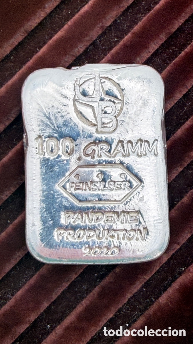 Antig&uuml;edades: Lingote plata 999 coleccionable - Foto 1