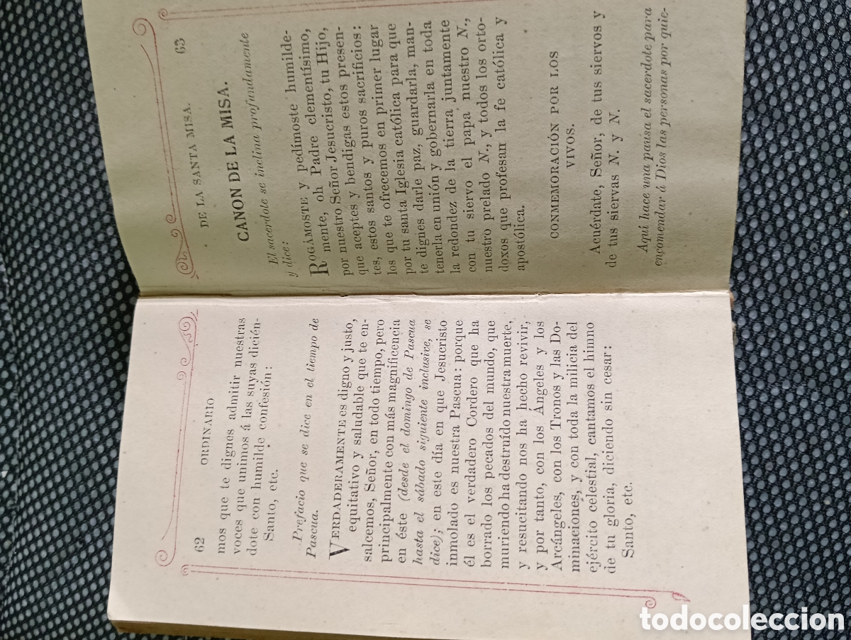 Antig&uuml;edades: Misal antiguo laminado en pan de oro - Foto 2