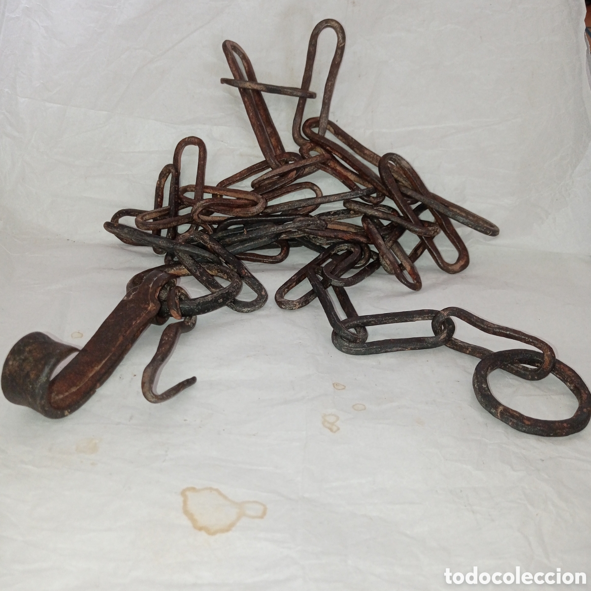 Antig&uuml;edades: CADENA O LLAR PARA COLGAR LA CALDERA - Foto 6