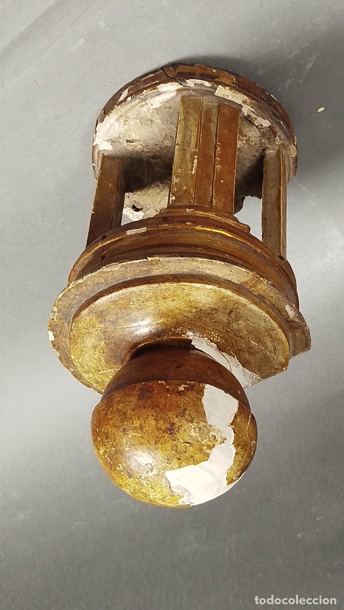 Antig&uuml;edades: FAROL DE MADERA SIGLO XIX - Foto 7