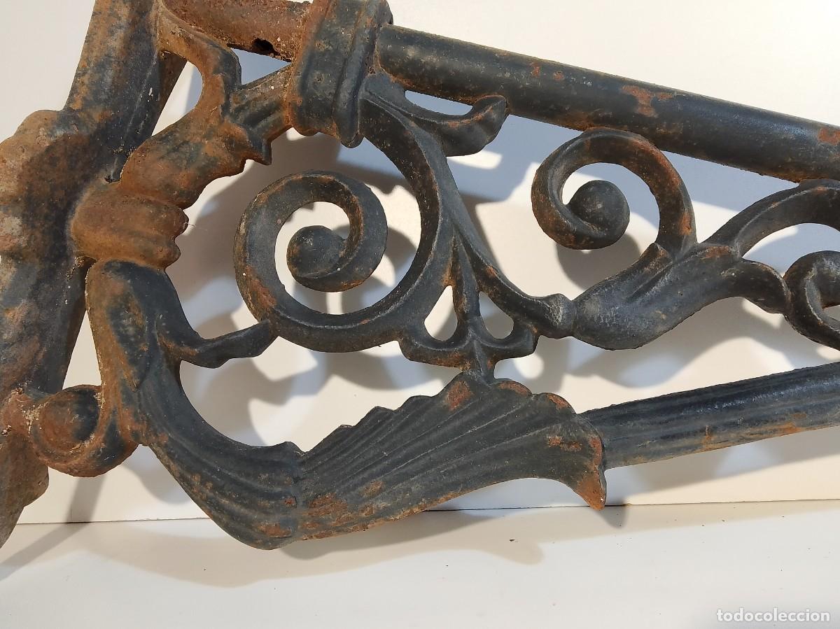 Antig&uuml;edades: brazo de iluminacion -forja antigua- - Foto 3