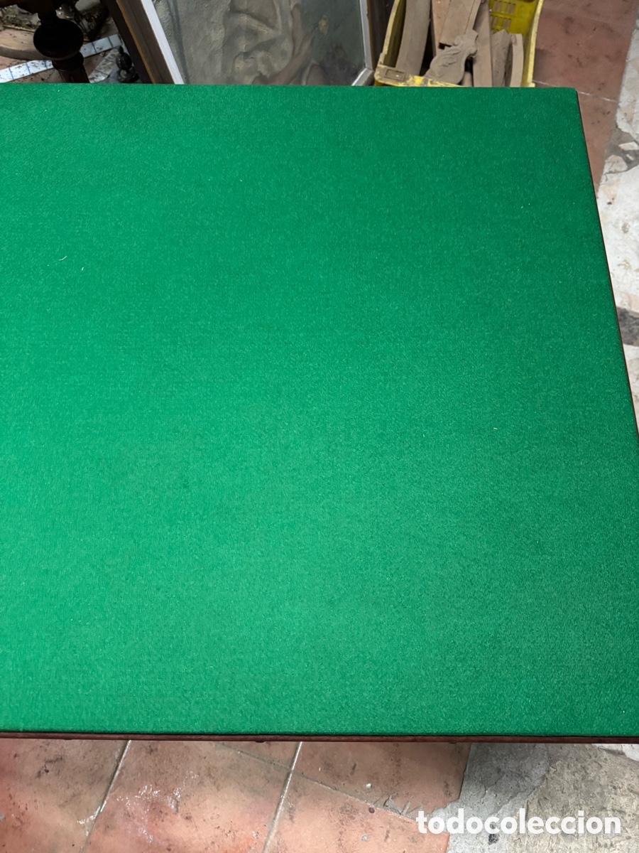 Antig&uuml;edades: Mesa de juego plegable - Foto 4