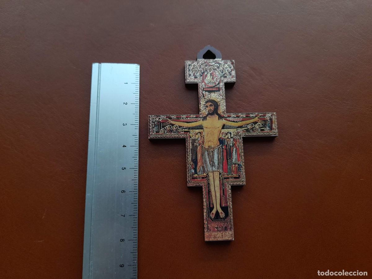 Antig&uuml;edades: Cruz San Damian en madera - Foto 2