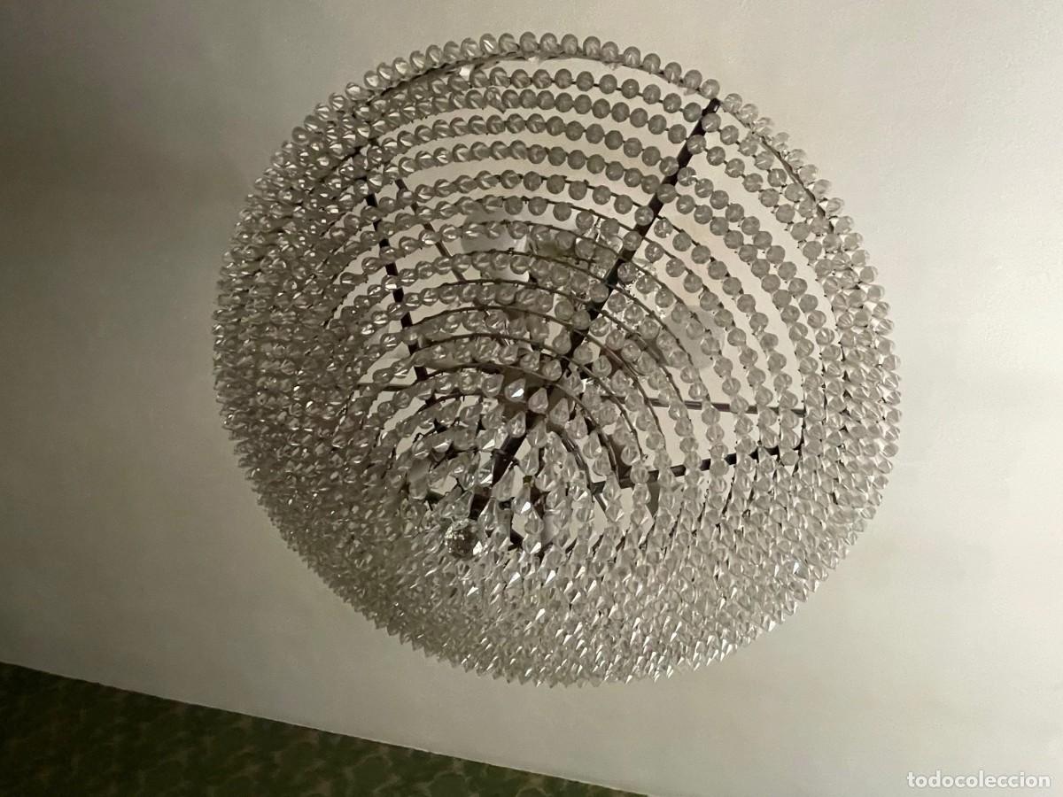Antig&uuml;edades: LAMPARA ANTIGUA CRISTAL - Foto 3