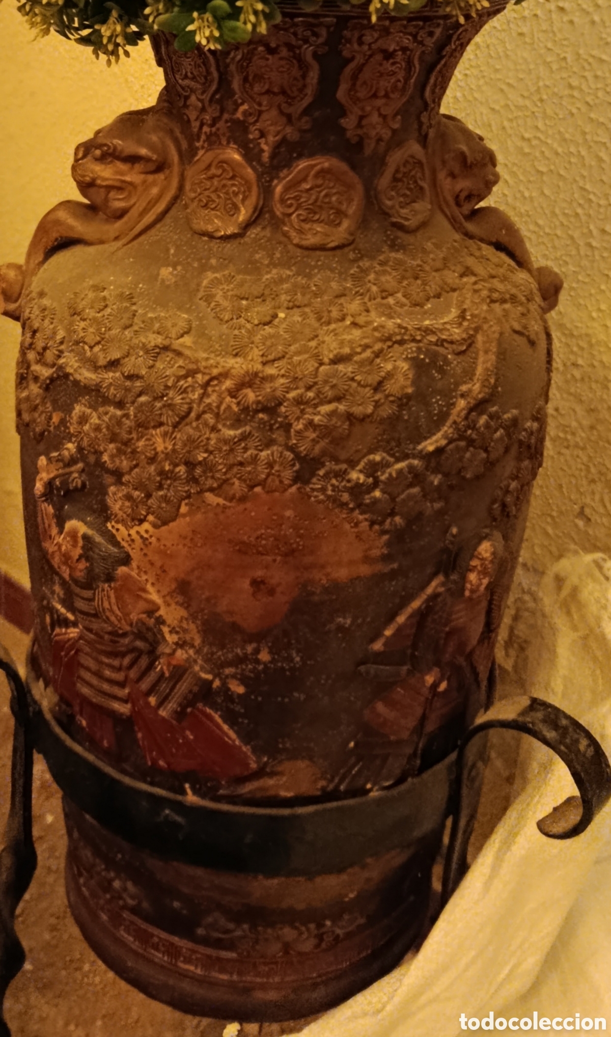 Antig&uuml;edades: Jarron tem&aacute;tica oriental - Foto 1