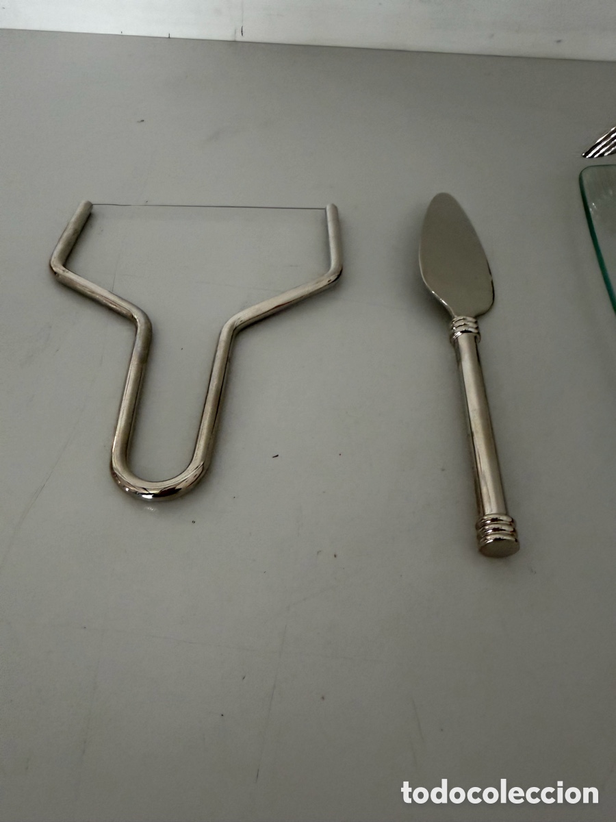 Antig&uuml;edades: set de servicio para foie gras de 3 piezas - Foto 3