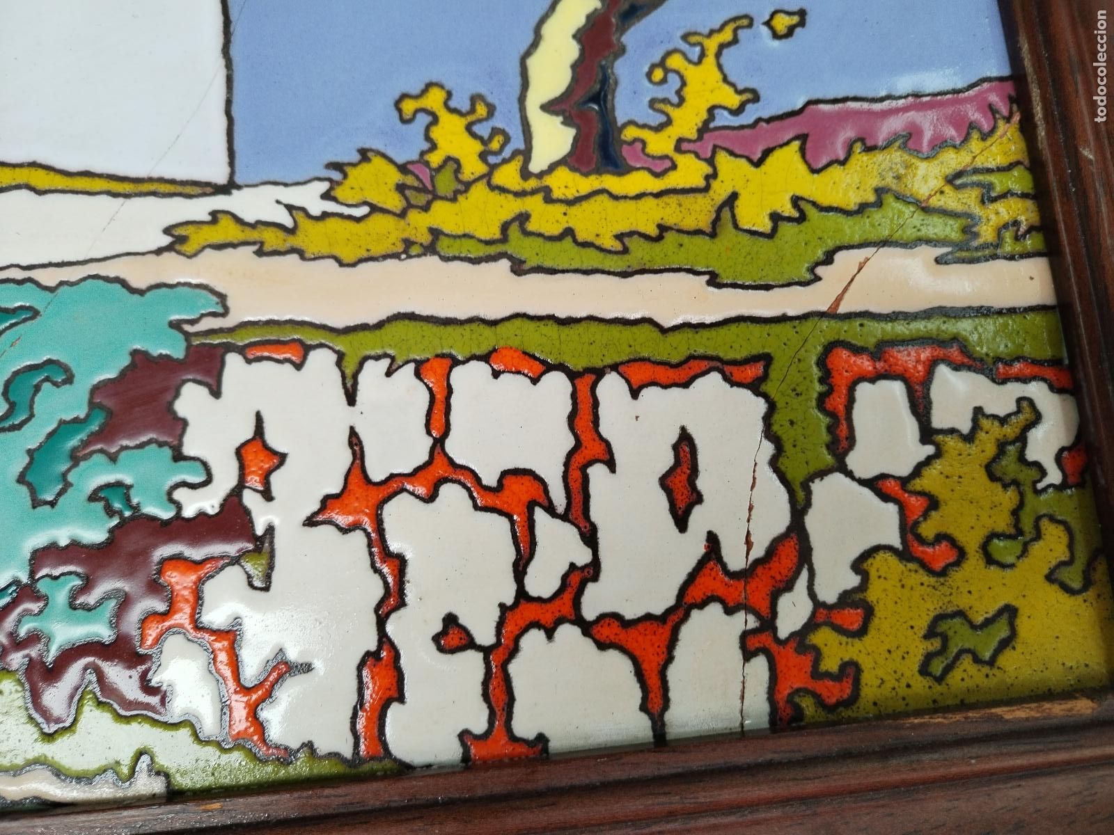 Antig&uuml;edades: cuadro azulejos barraca valenciana - Foto 3