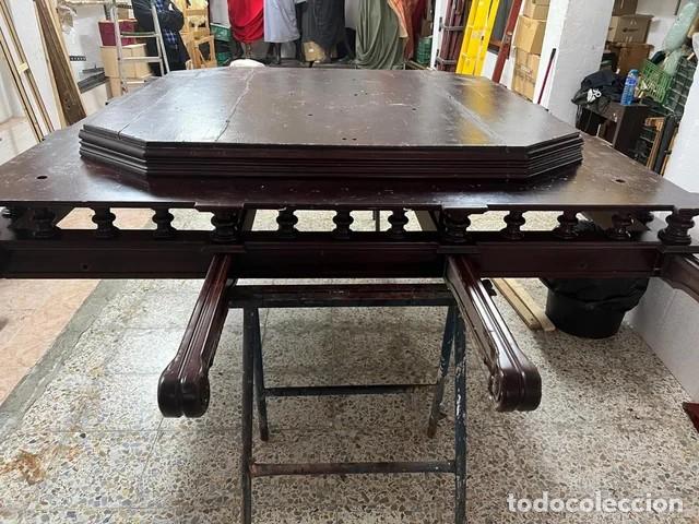 Antig&uuml;edades: Parihuela de Virgen de madera - Foto 3