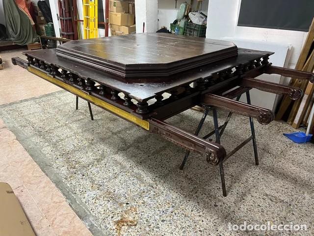 Antig&uuml;edades: Parihuela de Virgen de madera - Foto 5