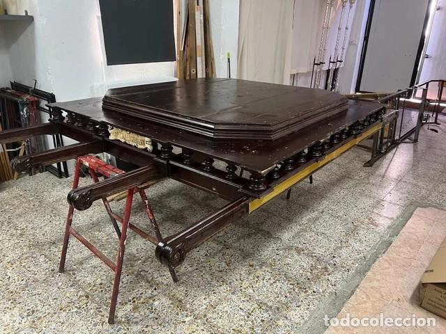 Antig&uuml;edades: Parihuela de Virgen de madera - Foto 1