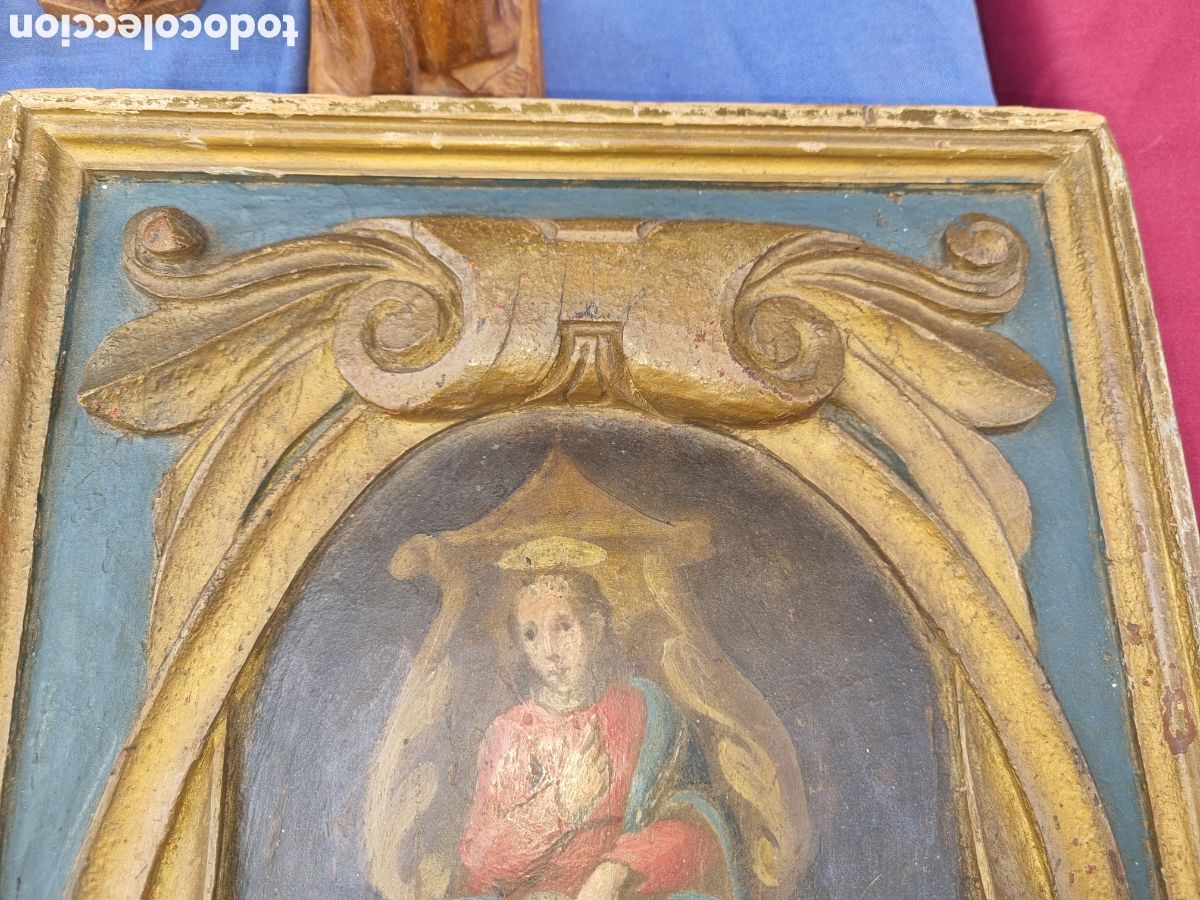 Antig&uuml;edades: RETABLO SIGLO XIX... - Foto 2