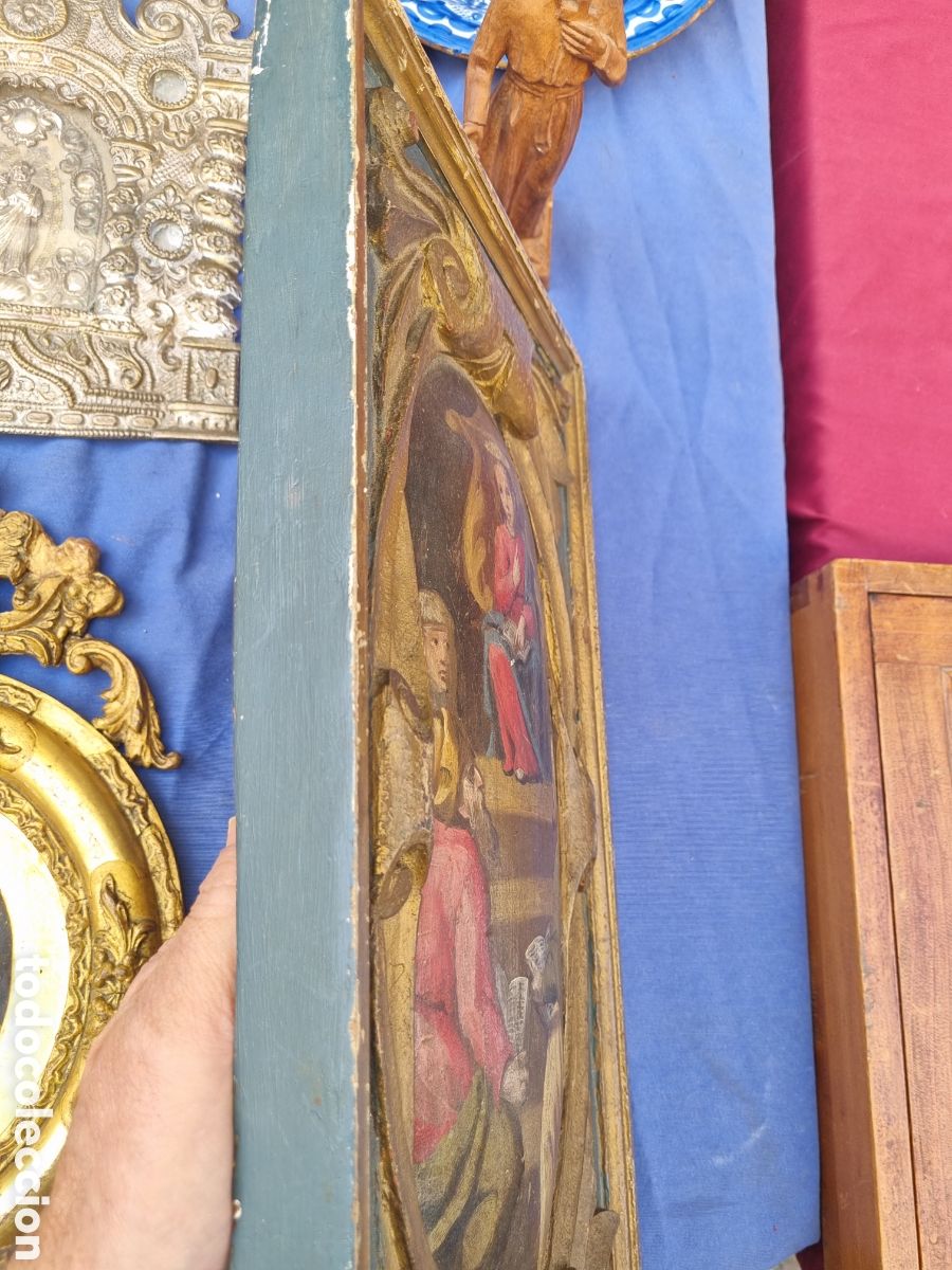 Antig&uuml;edades: RETABLO SIGLO XIX... - Foto 5