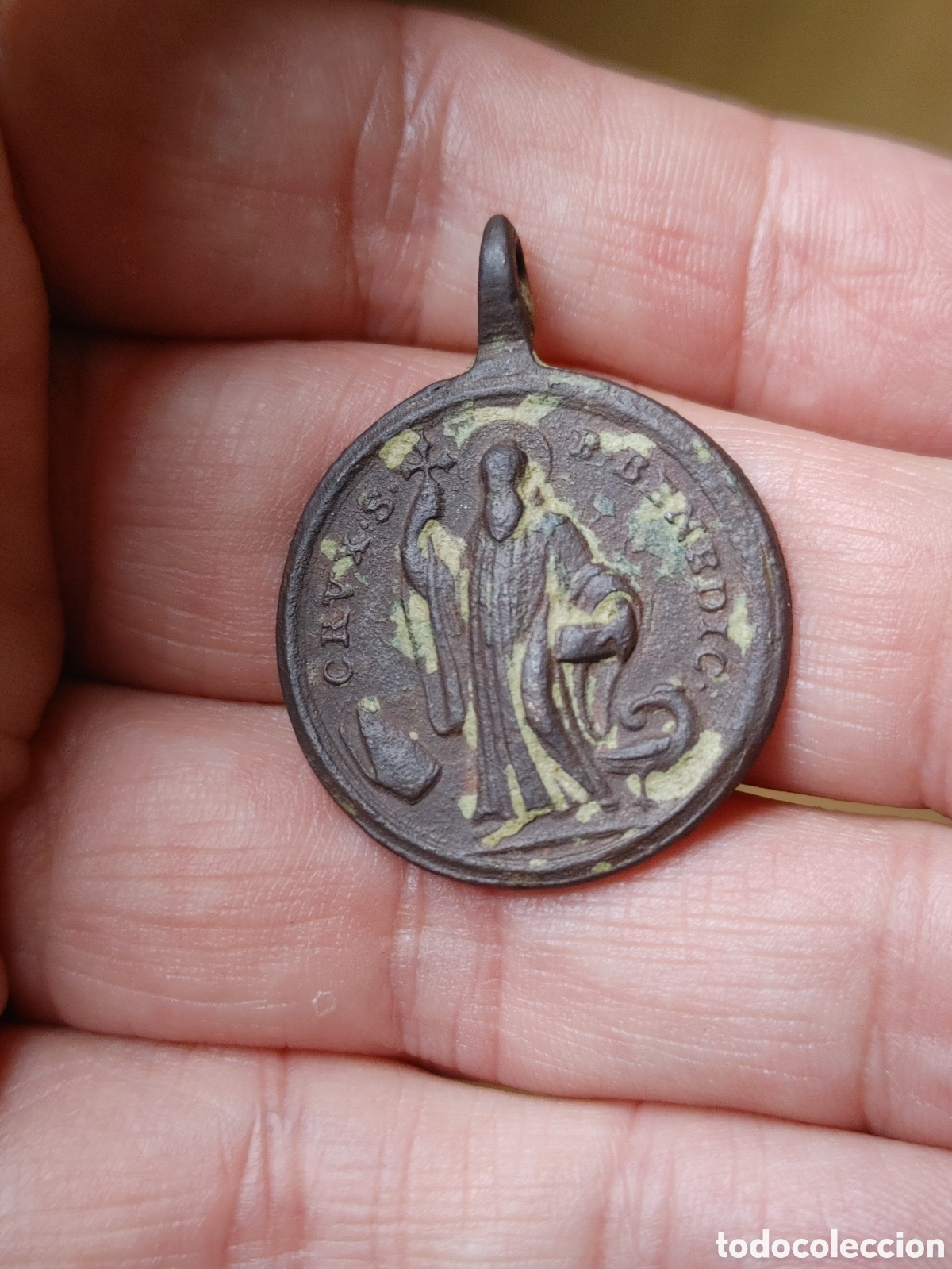 Antig&uuml;edades: Medalla en bronce. S. XVIII. - Foto 3