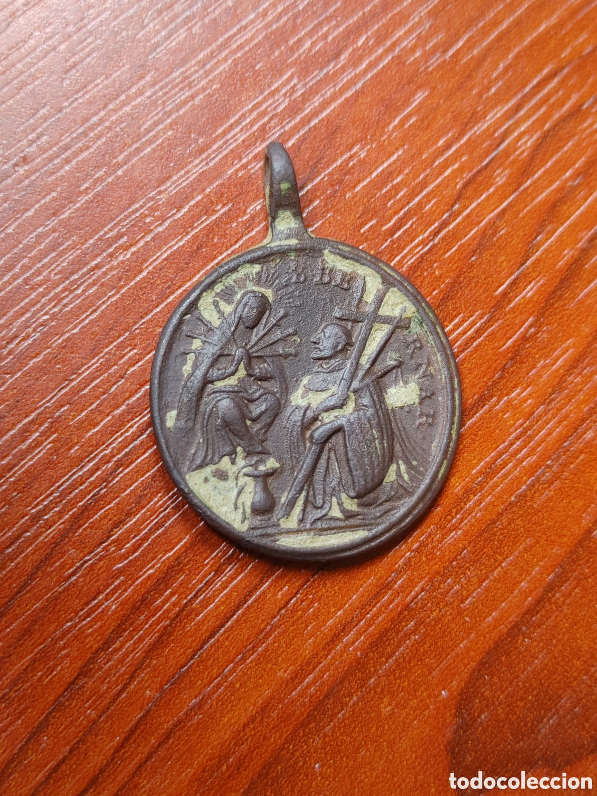 Antig&uuml;edades: Medalla en bronce. S. XVIII. - Foto 4