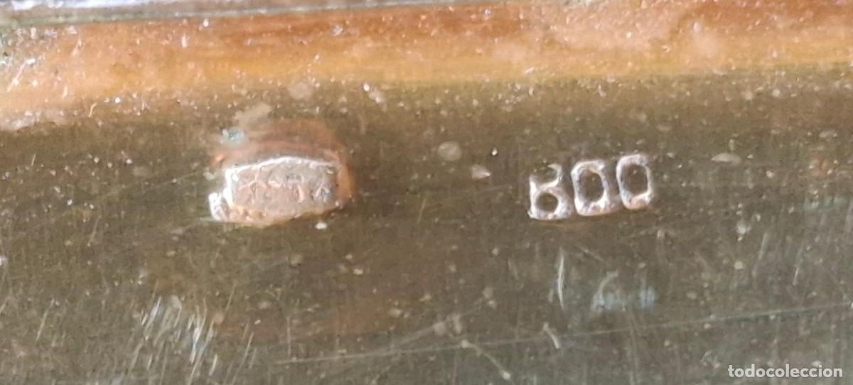 Antig&uuml;edades: (PIT-260301)POLVERA DE PLATA CON TOPACIOS CON ESCENA ROMANTICA SOBRE CELULOIDE - Foto 4