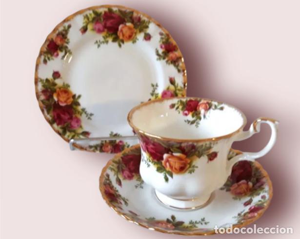 Antig&uuml;edades: Trio Royal Albert Rosas Old Country Roses