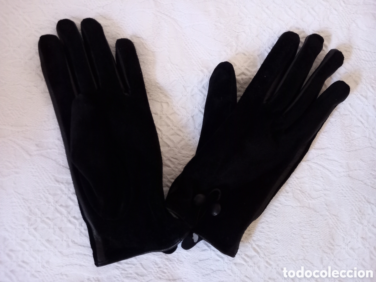 Antig&uuml;edades: Guantes de pekar&iacute; negros - Foto 1