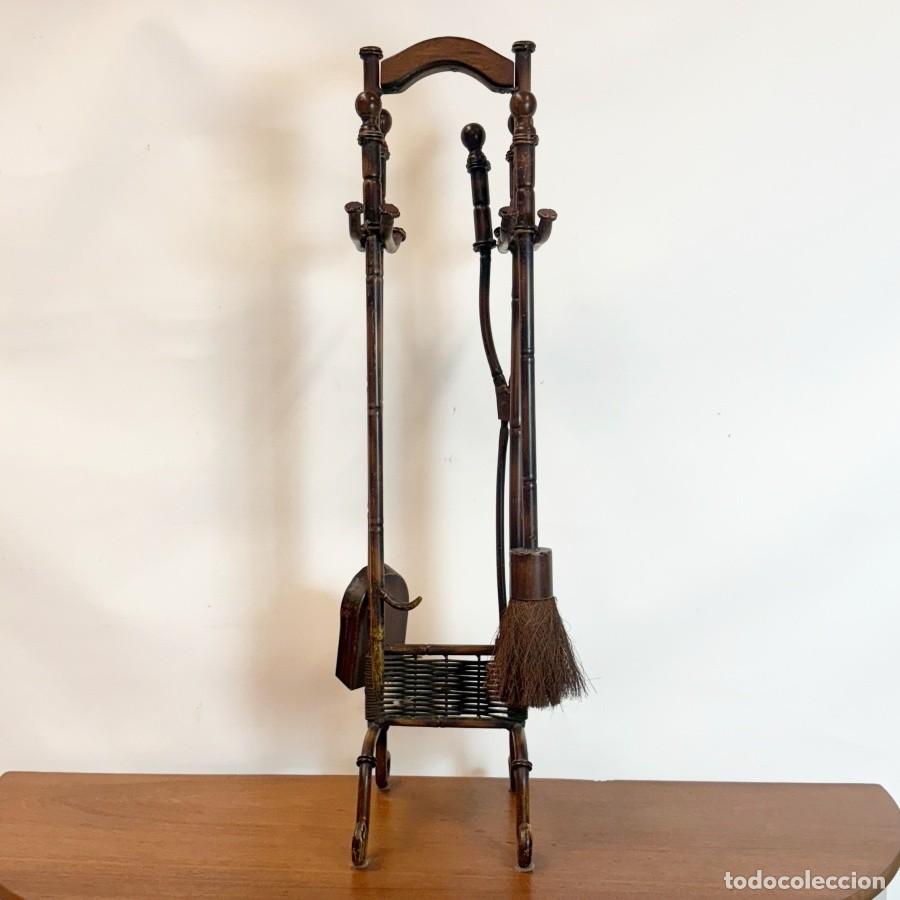 Antig&uuml;edades: Juego de Herramientas para Chimenea - Foto 1