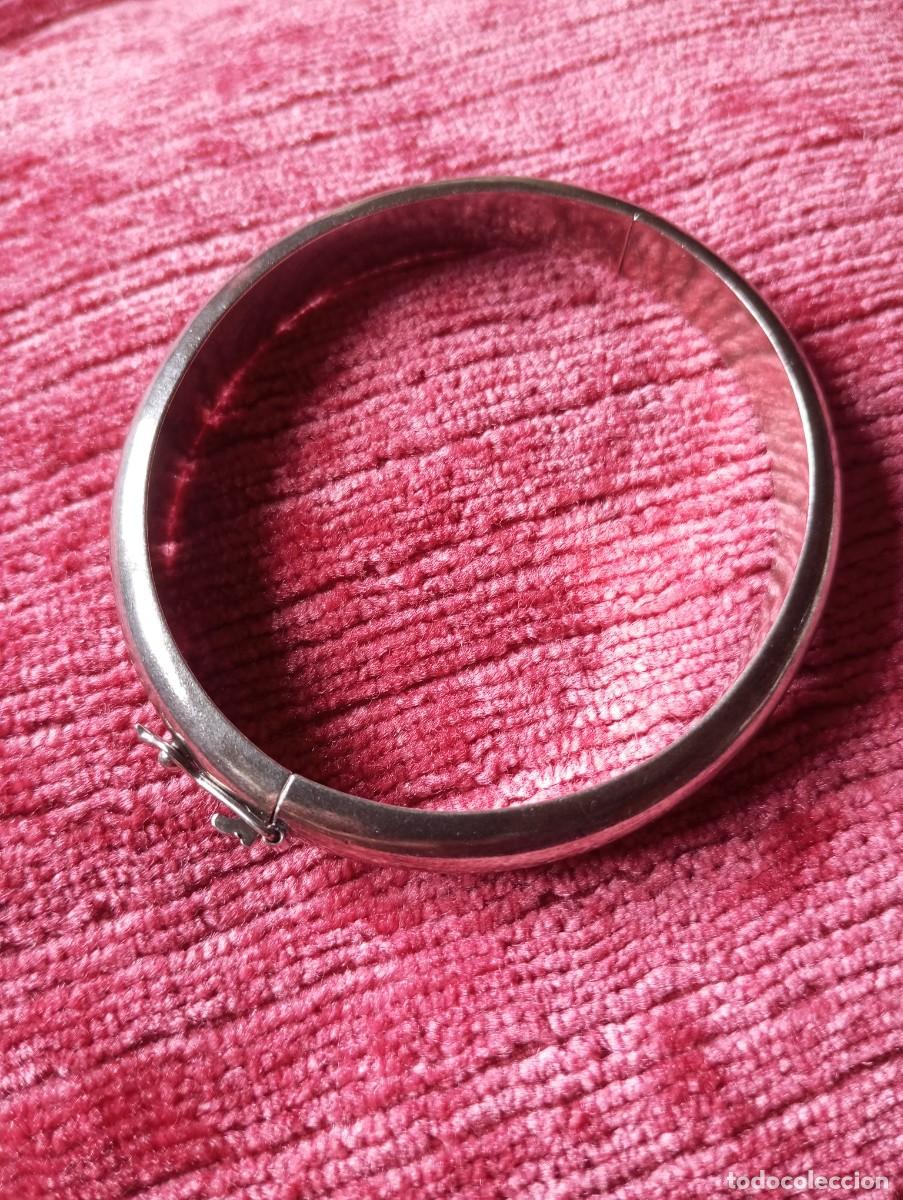 Antig&uuml;edades: PULSERA DE PLATA . LISA - Foto 1