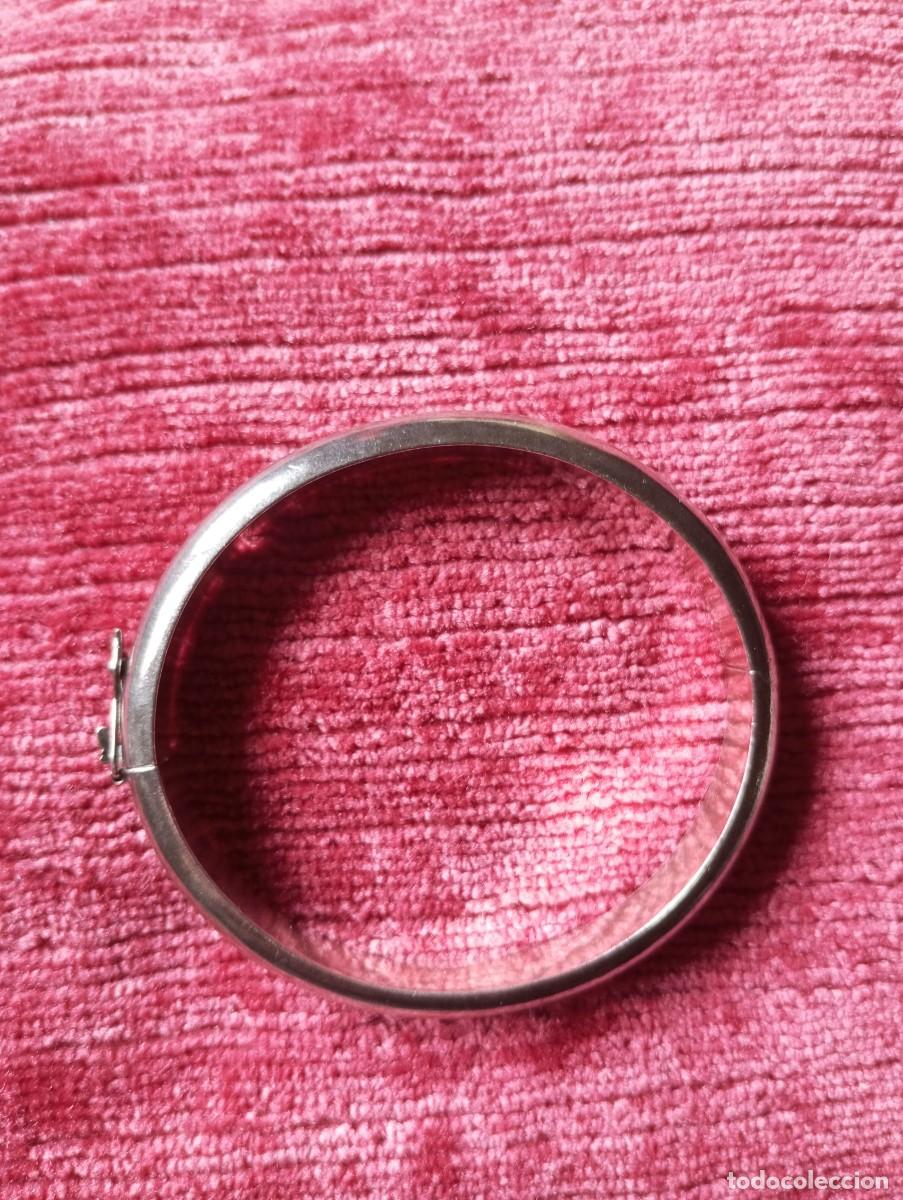 Antig&uuml;edades: PULSERA DE PLATA . LISA - Foto 2