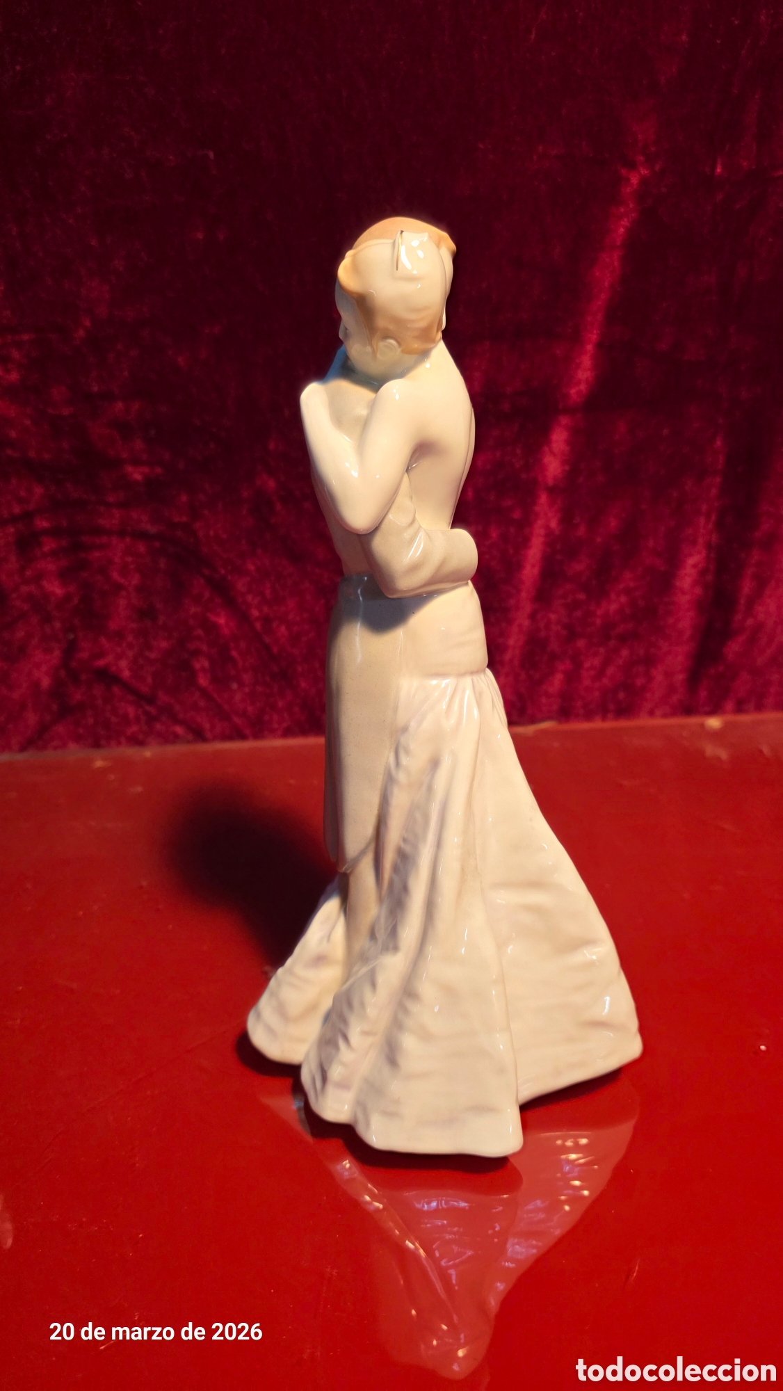 Antig&uuml;edades: Figura porcelana algora - Foto 2