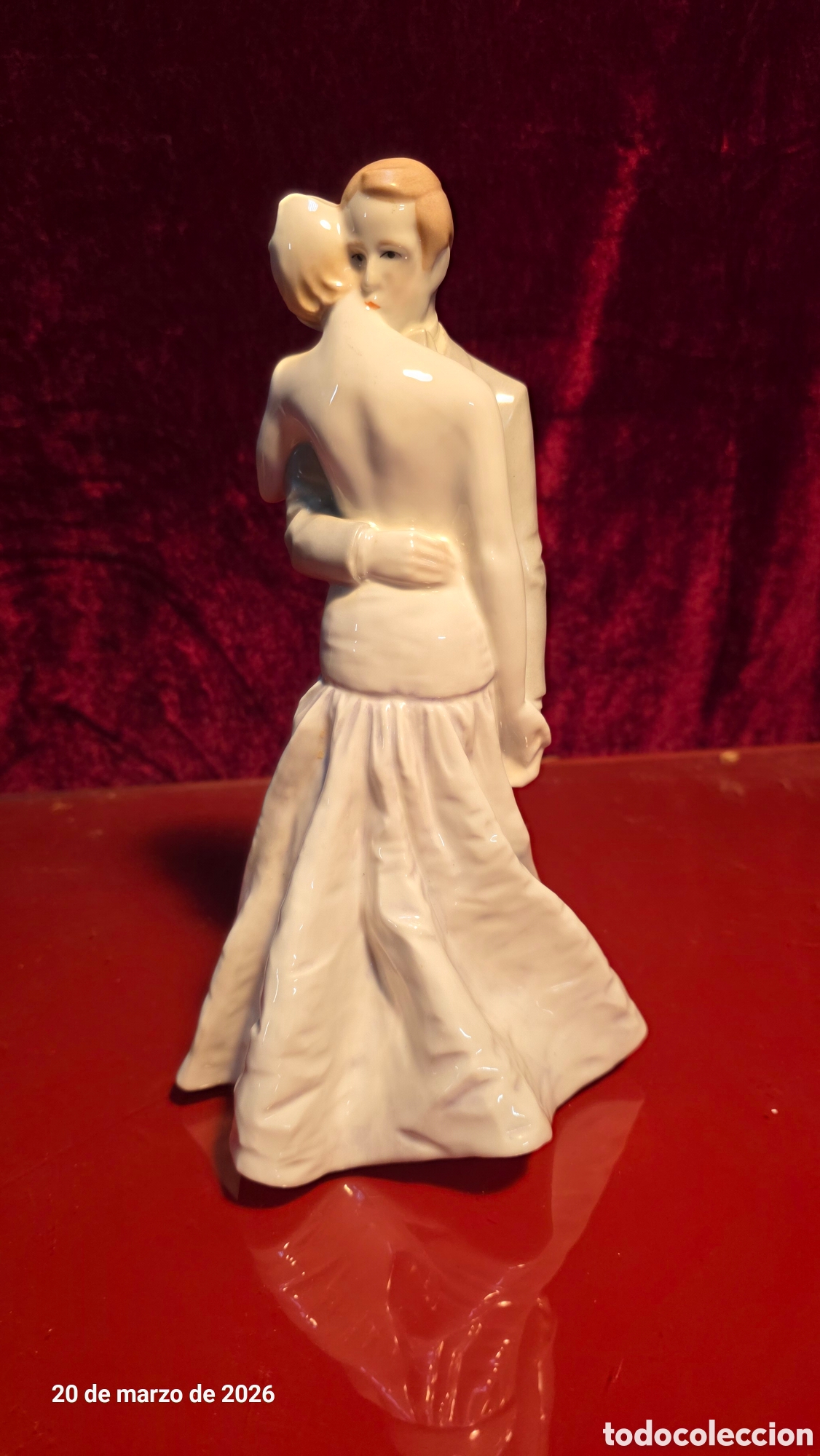 Antig&uuml;edades: Figura porcelana algora - Foto 3
