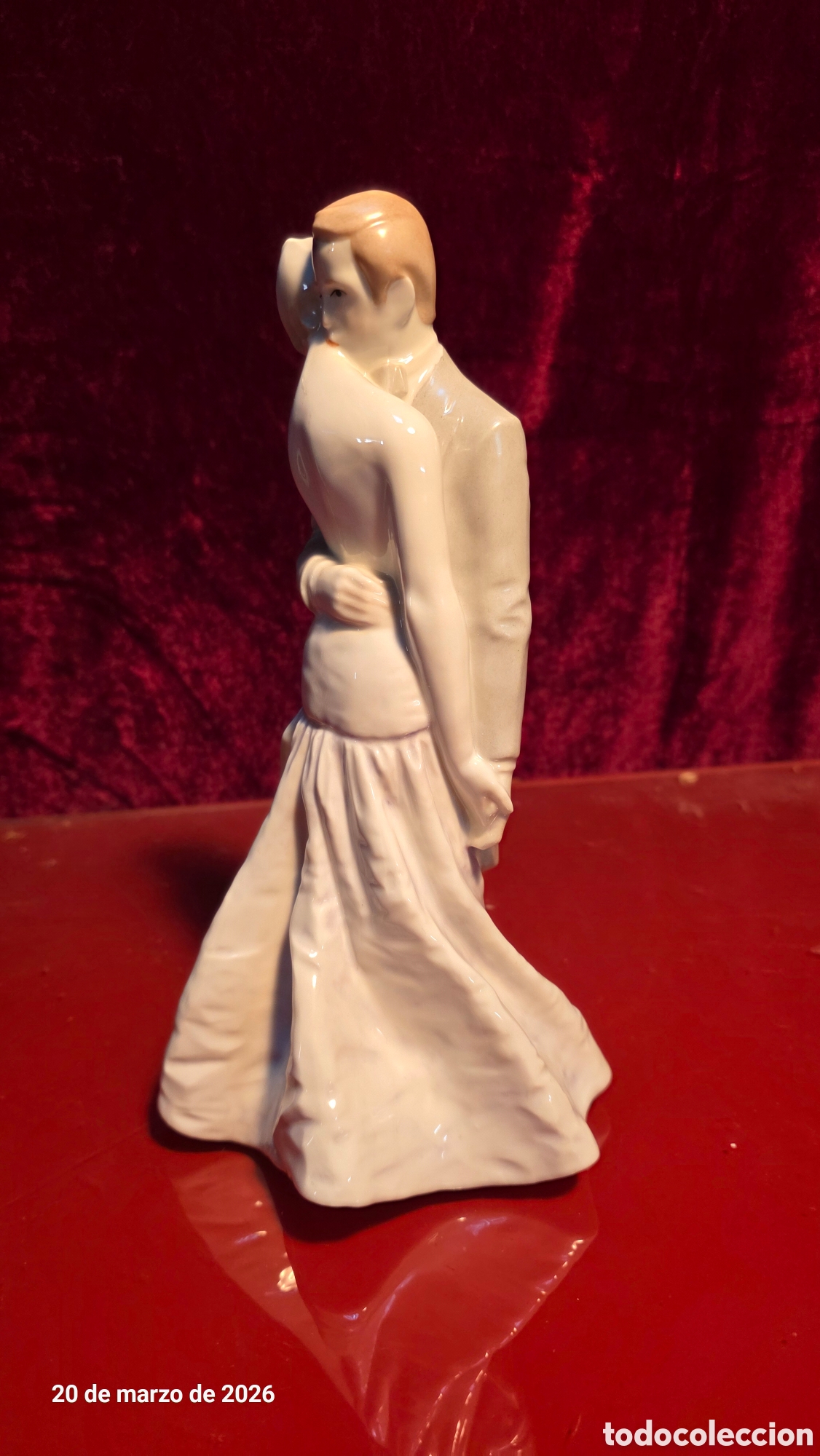 Antig&uuml;edades: Figura porcelana algora - Foto 4