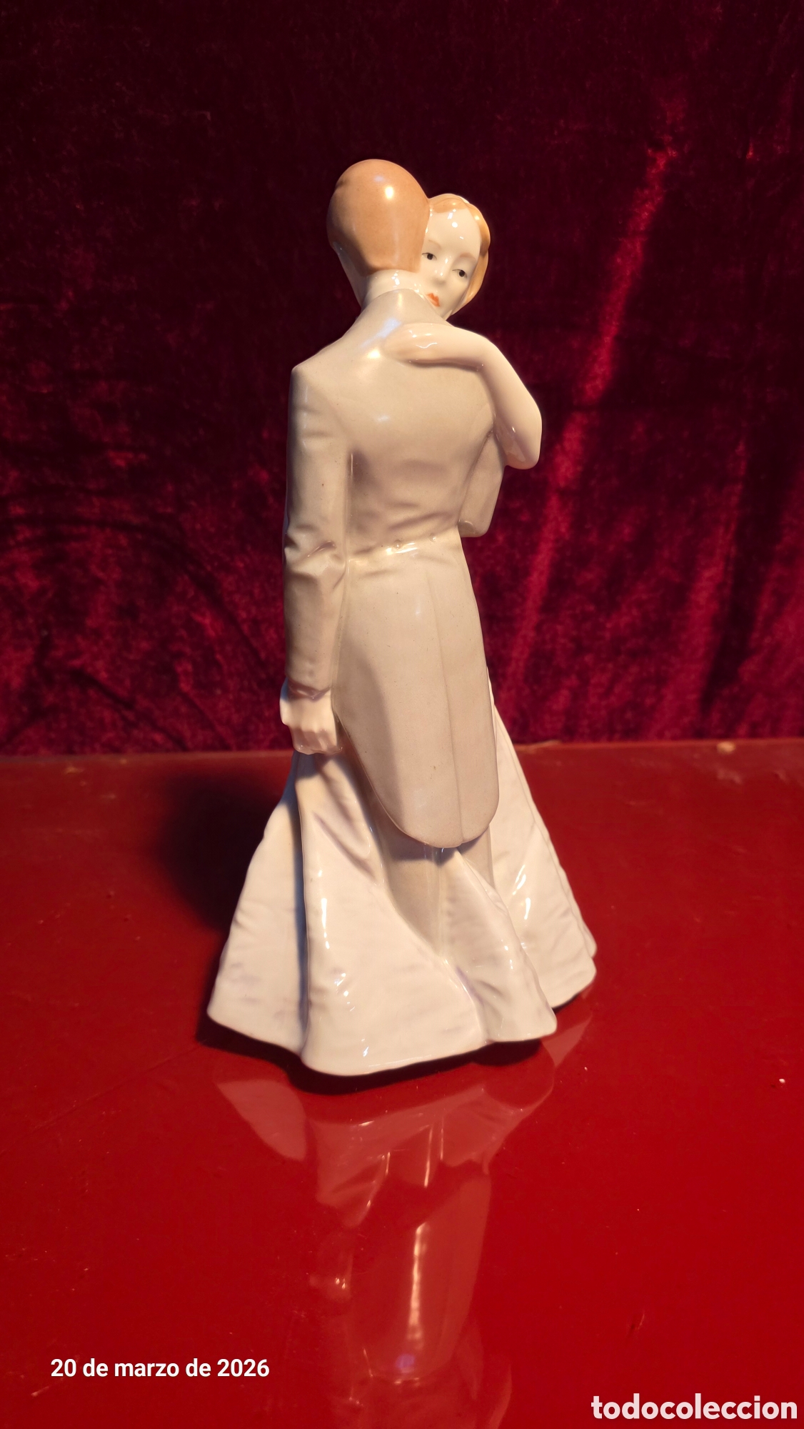 Antig&uuml;edades: Figura porcelana algora - Foto 1