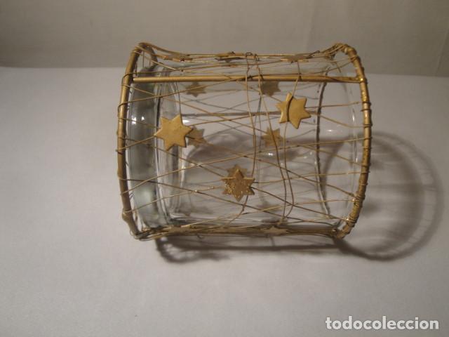 Antig&uuml;edades: Cubilete de alambre dorado. Nuevo - Foto 3