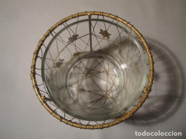 Antig&uuml;edades: Cubilete de alambre dorado. Nuevo - Foto 4