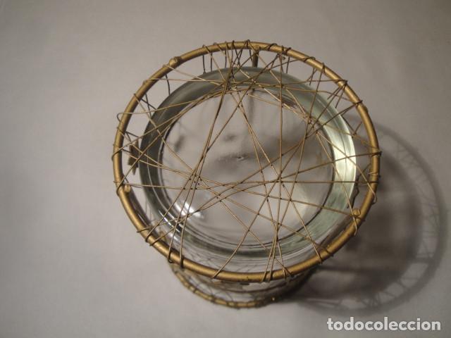 Antig&uuml;edades: Cubilete de alambre dorado. Nuevo - Foto 5