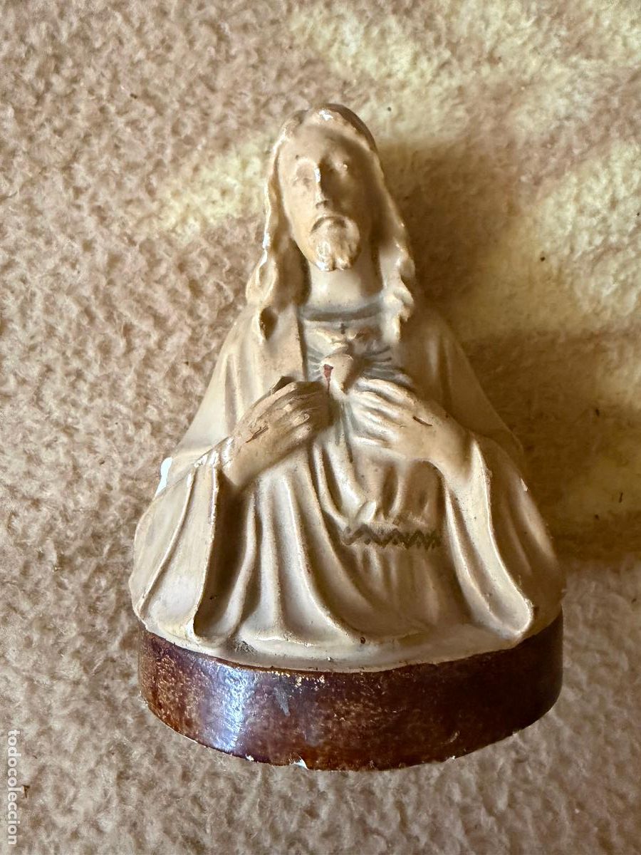 Antig&uuml;edades: Sagrado coraz&oacute;n marcado Olot - Foto 1