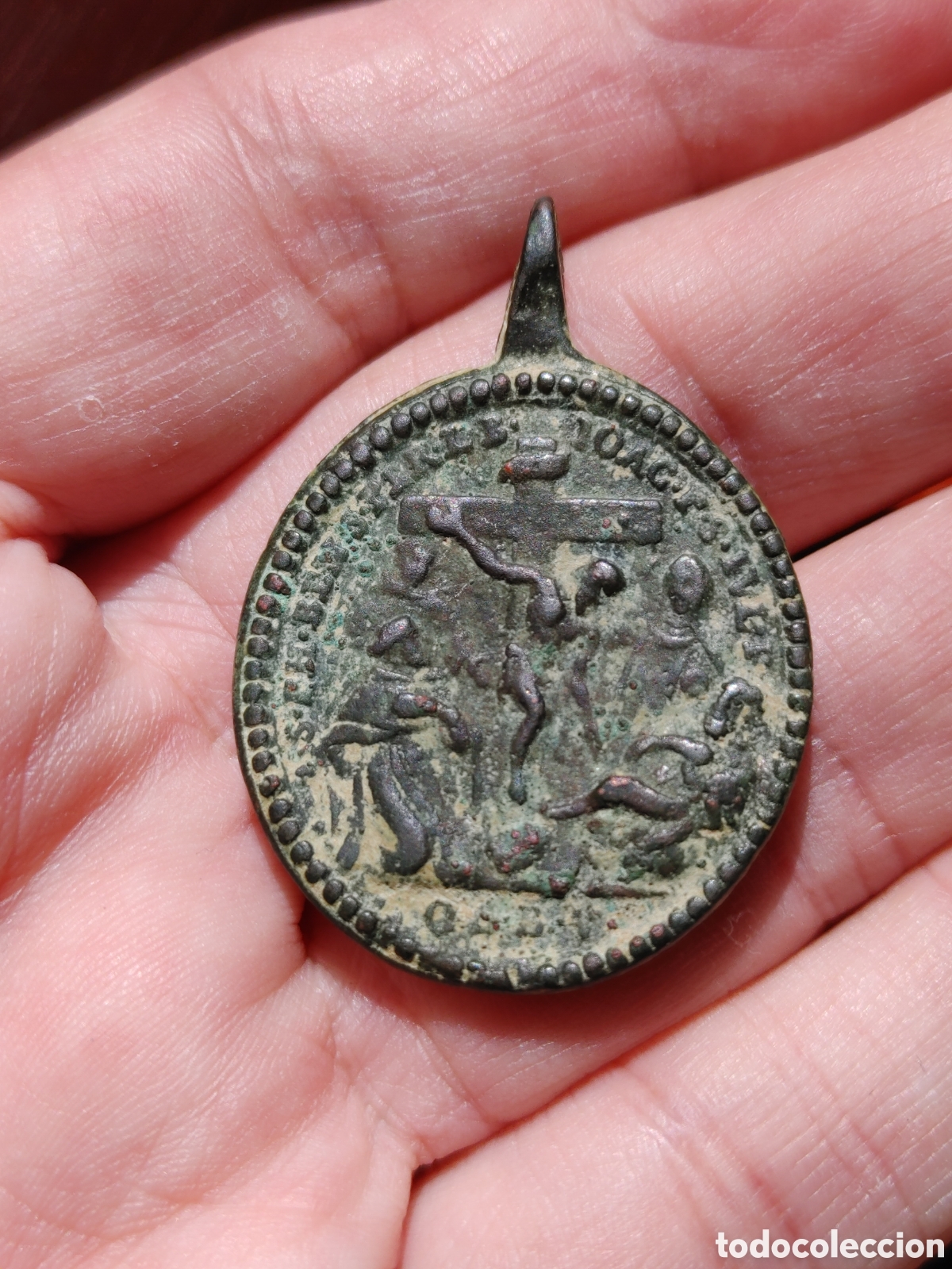 Antig&uuml;edades: Medalla en bronce. S. XVIII. - Foto 2