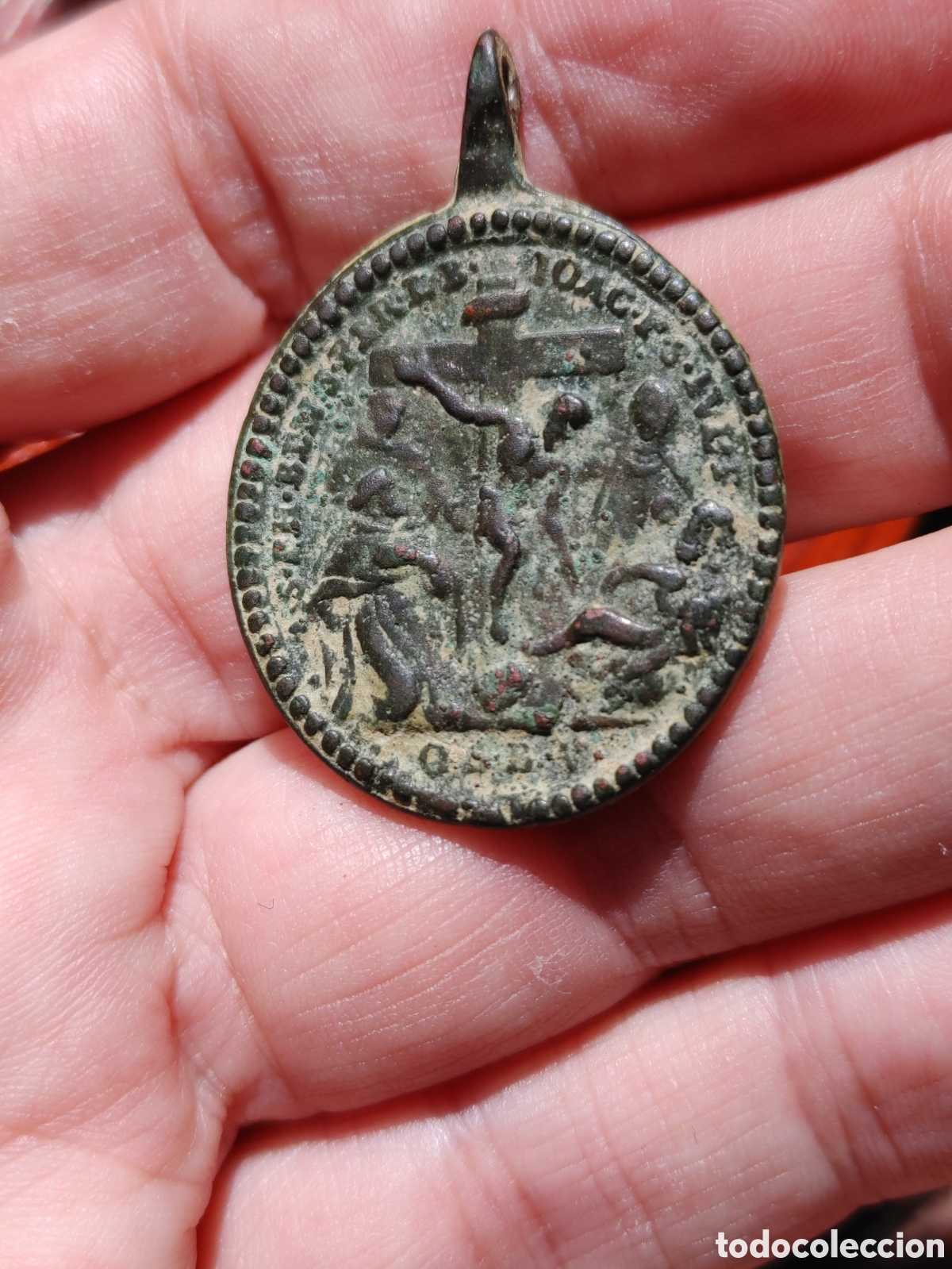 Antig&uuml;edades: Medalla en bronce. S. XVIII. - Foto 1