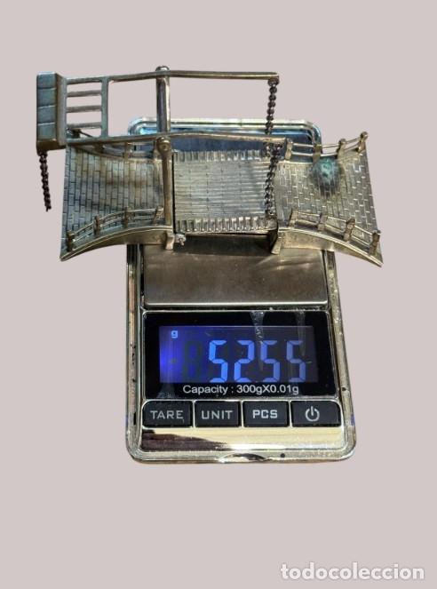 Antig&uuml;edades: PUENTE ELEVADIZO EN PLATA 925 - Foto 2