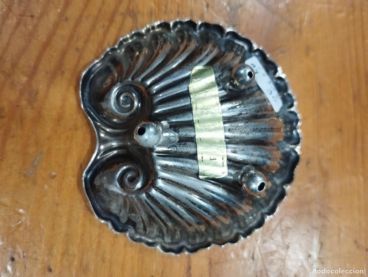 Antig&uuml;edades: BANDEJITA DE PLATA EN FORMA DE BUHO. - Foto 4